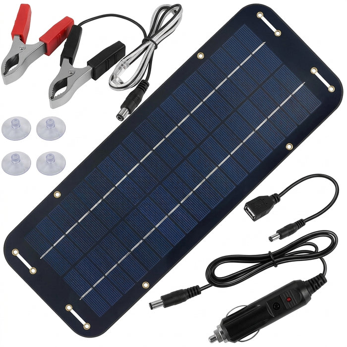 30W 12V Solar Battery Charger & Trickle Maintainer | Car RV Boat