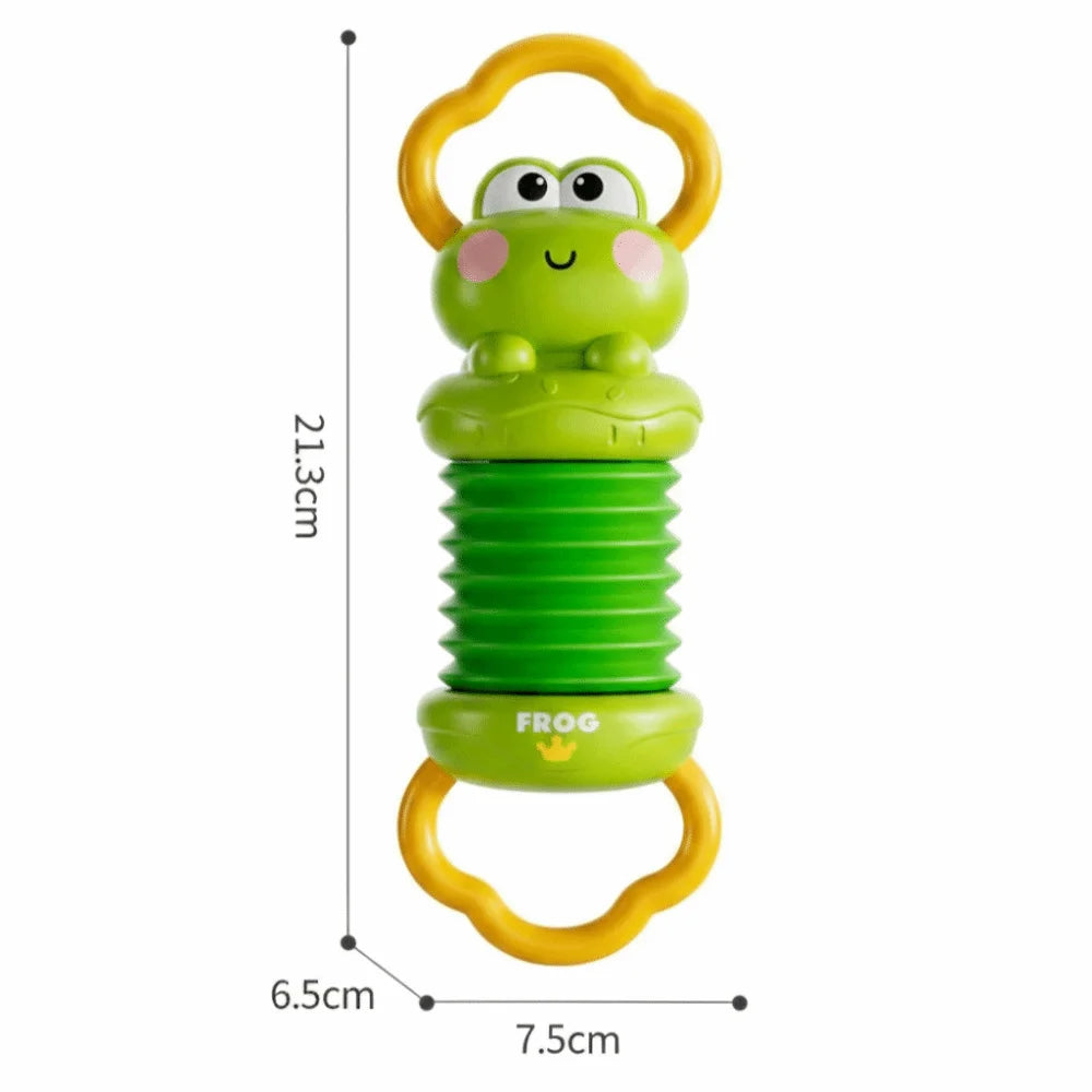 Fun Cartoon Frog Accordion Toy Mini Music Learning Early Educational Toy Cute Handheld Musical Instrument Toy Kids Gift
