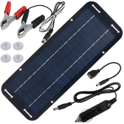 30W 12V Solar Battery Charger & Trickle Maintainer | Car RV Boat