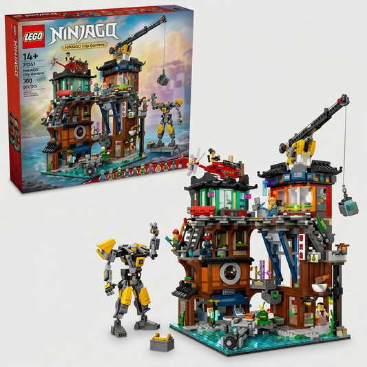 LEGO NINJAGO City Workshops 71837 – 3,244 Piece Building Set