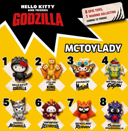 2026 Hello Kitty Godzilla McDonald's Happy Meal Collectible Toy