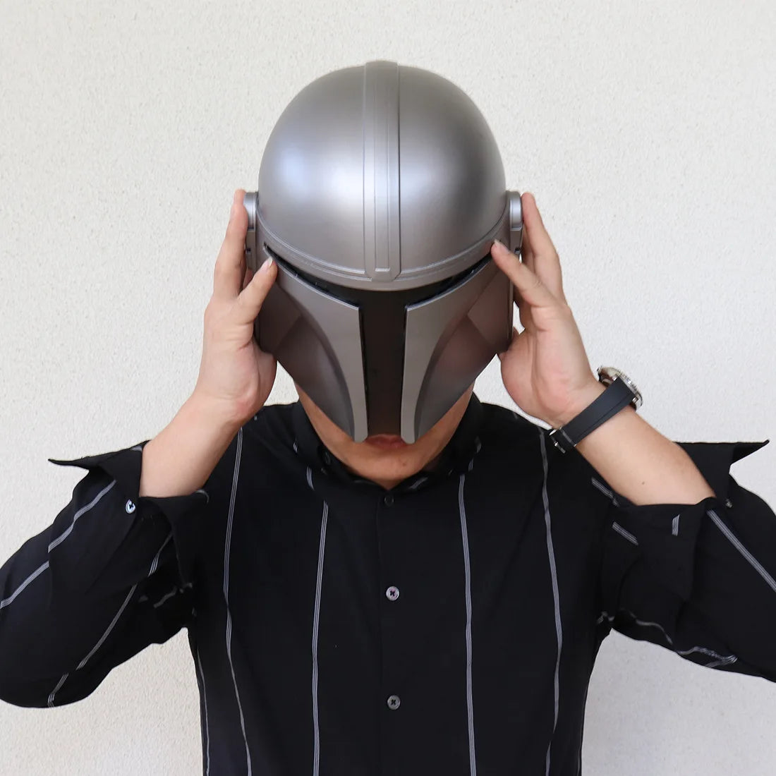 Anime Star Wars Cosplay Mandalorian PVC Helmet Masks Halloween party For Adults