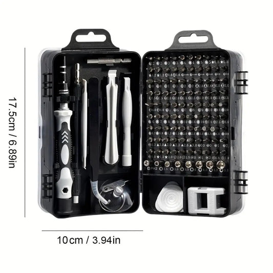 115-in-1 Precision Screwdriver Set, Mini Professional Magnetic Repair Tool Kit, Suitable for Phone, Computer, Electronic Repair