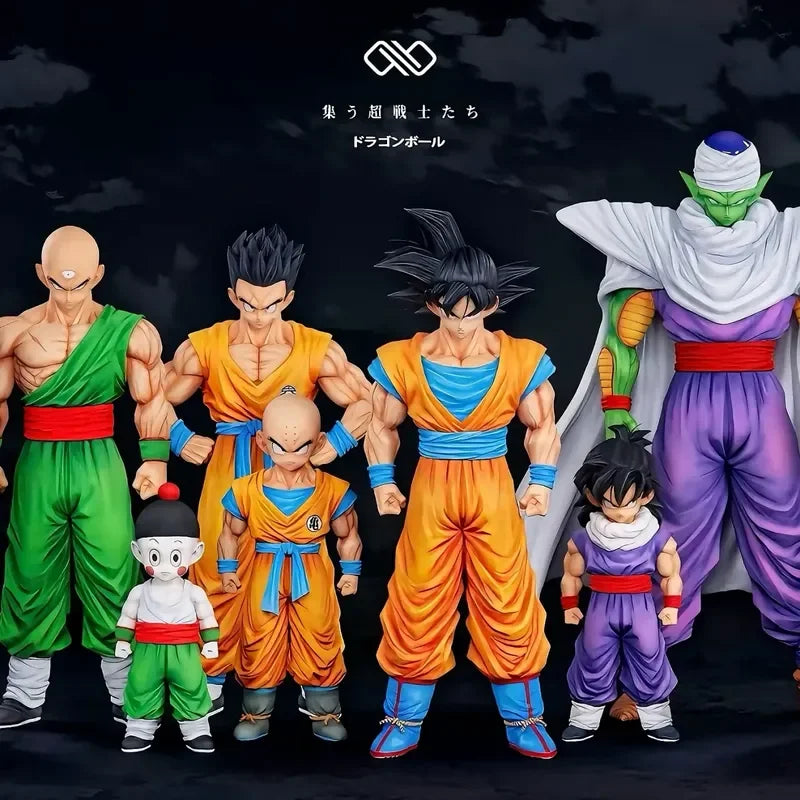 28cm Dragon Ball Z Infinite Z Warrior Gk Figures Goku Gohan Vegeta Piccolo Torankusu Trendy Toy Model Statue Decoration Gift