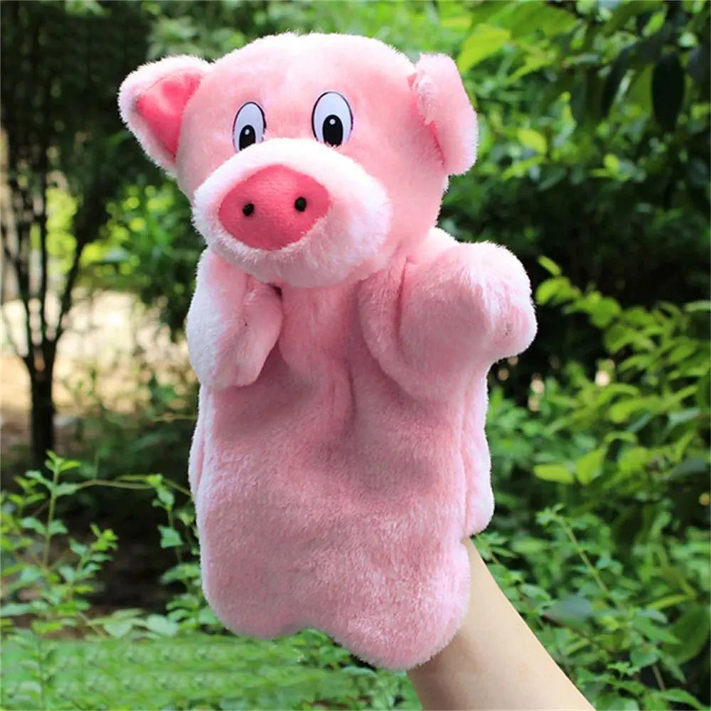 Telling Story Kids Gift Panda Cat Dolls Koala Rabbit Cartoon Plush Toys Plush Hand Doll Children Puppets Animal Hand Puppet