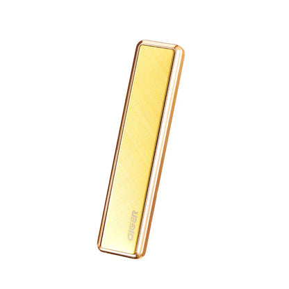 Internet Celebrity Explosion Metal USB Rechargeable Tungsten Lighter Portable Windproof Cigarette Lighter Men's Gift Gadget