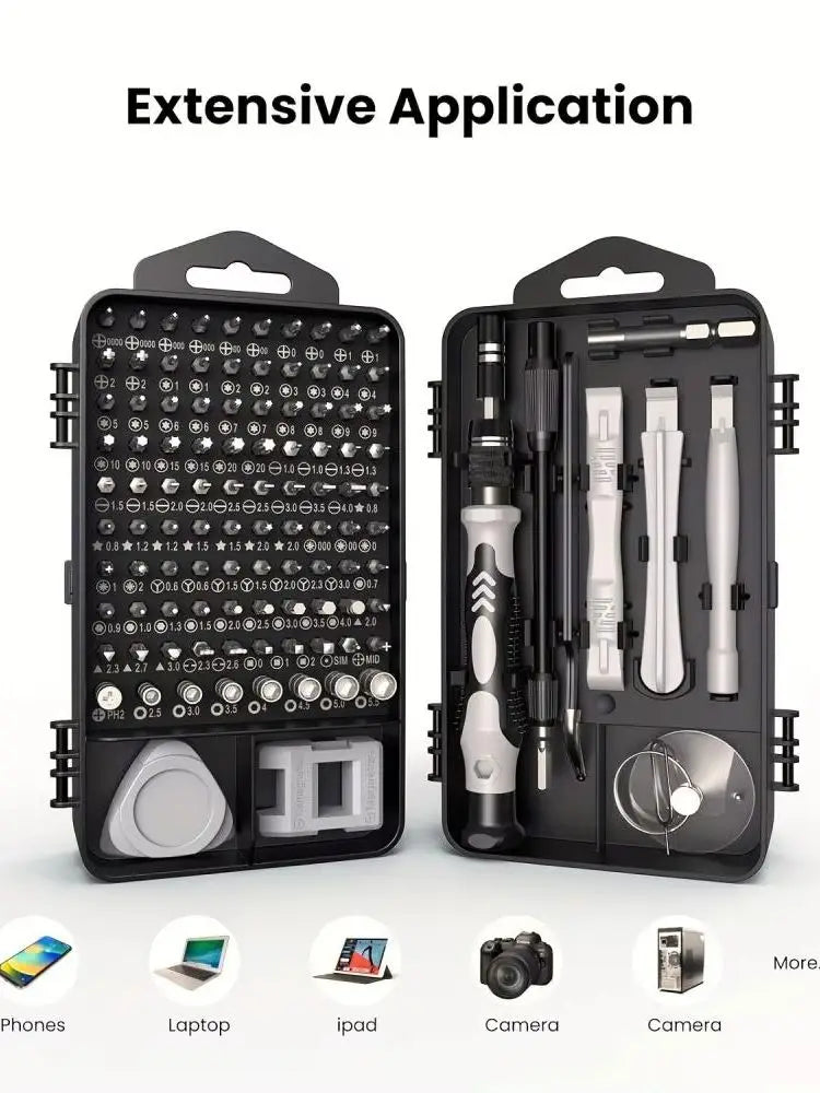 115-in-1 Precision Screwdriver Set, Mini Professional Magnetic Repair Tool Kit, Suitable for Phone, Computer, Electronic Repair