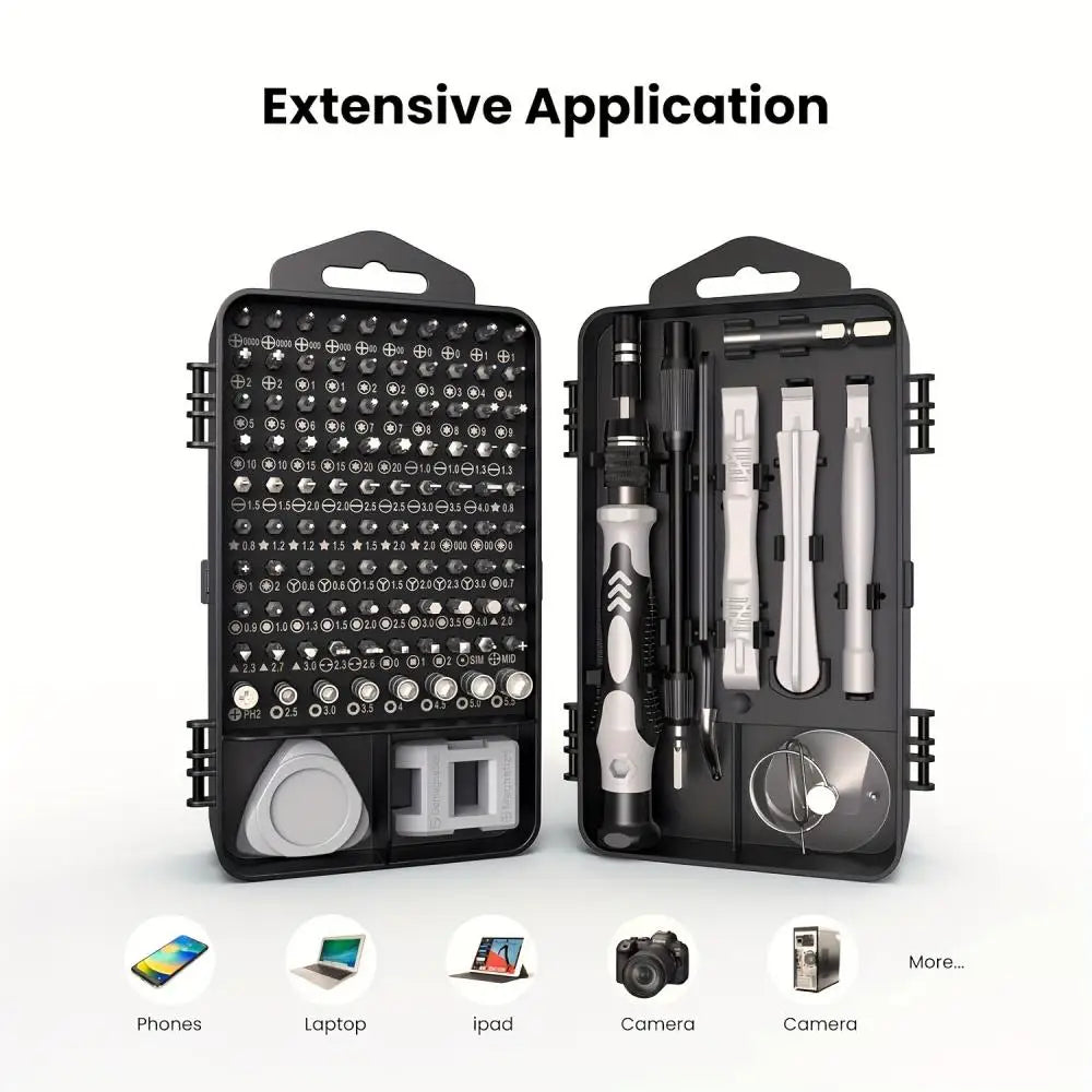 115-in-1 Precision Screwdriver Set, Mini Professional Magnetic Repair Tool Kit, Suitable for Phone, Computer, Electronic Repair