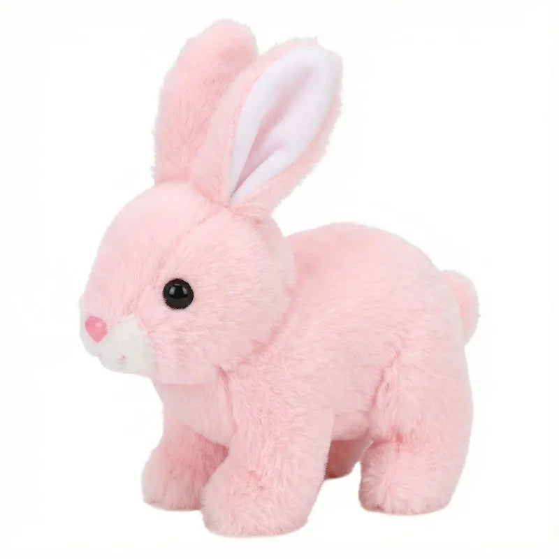 Cross-border 2026 Explosions My Realistic Bunny Toy Electric Realistic Rabbit Plush Toys Gifts for Children