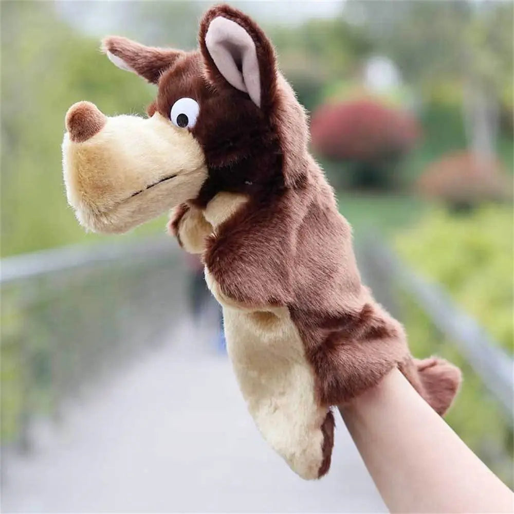Telling Story Kids Gift Panda Cat Dolls Koala Rabbit Cartoon Plush Toys Plush Hand Doll Children Puppets Animal Hand Puppet