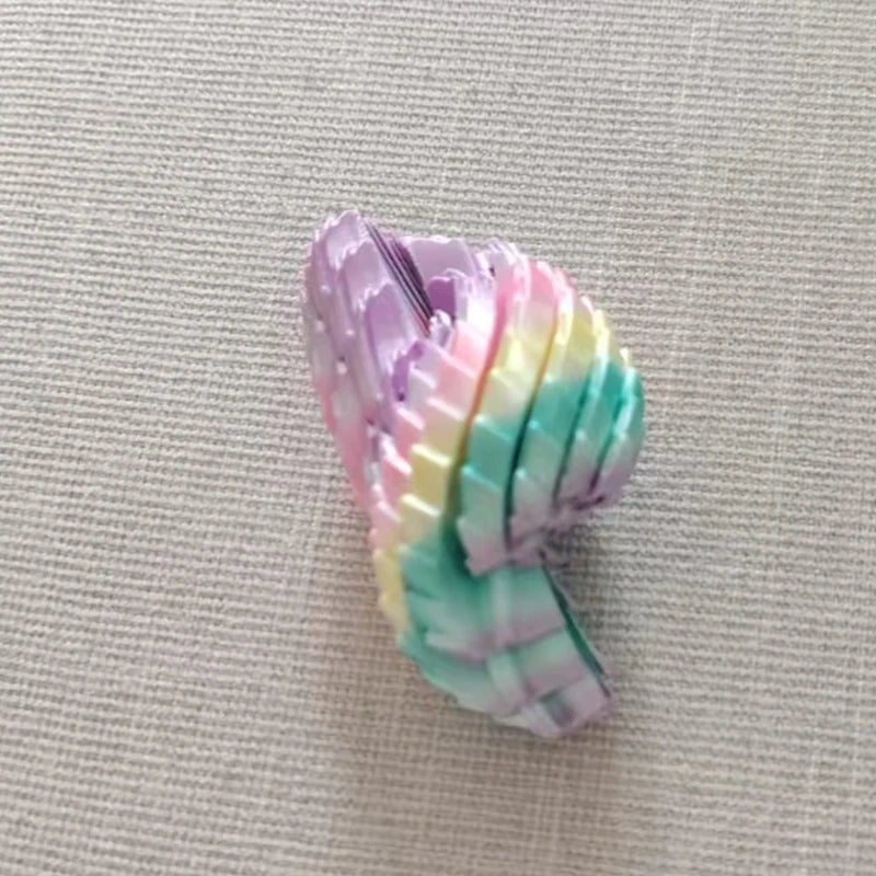 1/3pc 3D Printing Dragon Egg Random Rainbow Stress Relief Model Deformable Twist Egg Creative Stress-Relief Gadget Desk Ornament
