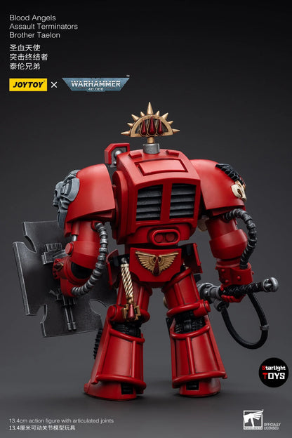 JOYTOY 1/18 Action Figure40K Blood Angels Assault Terminators Brother Taelon Toy Model Collection