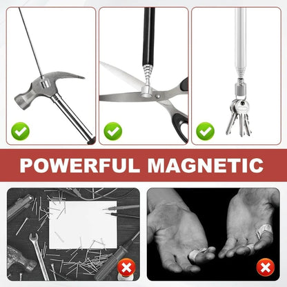Telescoping Magnetic Pick Up Tool Handheld Extendable Magnetic Grabber Gadget Portable Magnet Pen Useful for Hard-to-Reach