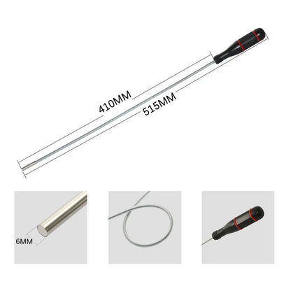 Telescopic Magnetic Pen with Light Mini Portable Magnet Pick Up Tool Extendable Pickup Rod Stick for Picking Up Screws Nut Bolt