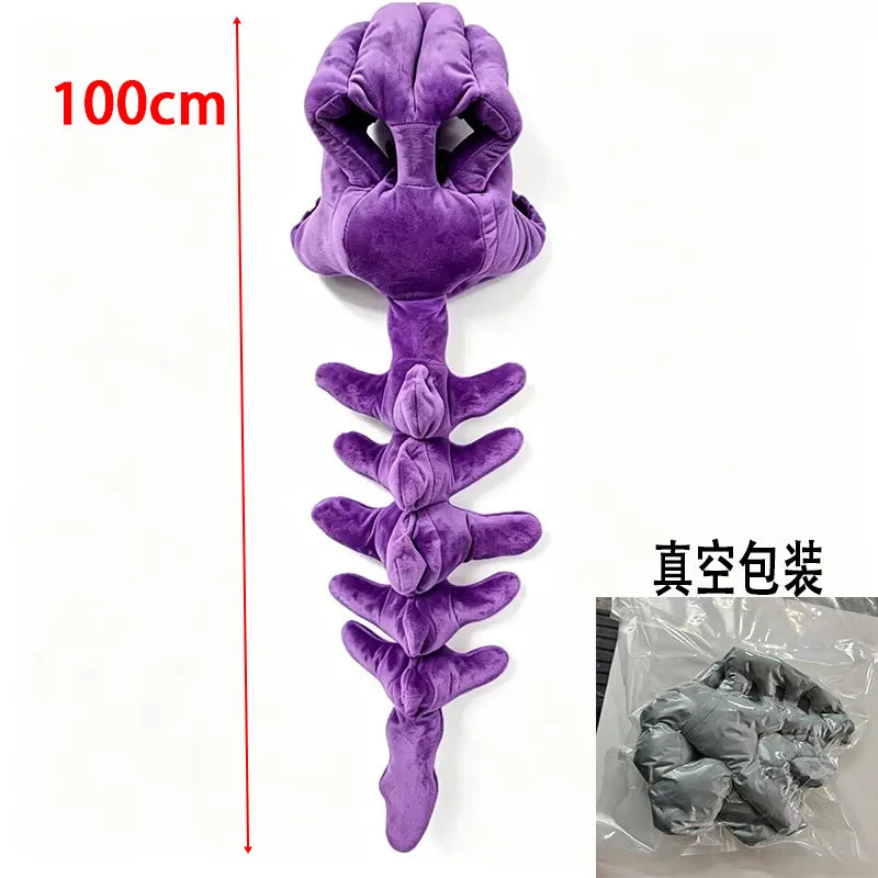 Pet dinosaur headgear, pet back accessory, realistic and highly detailed plush dinosaur skeleton for posing and photography