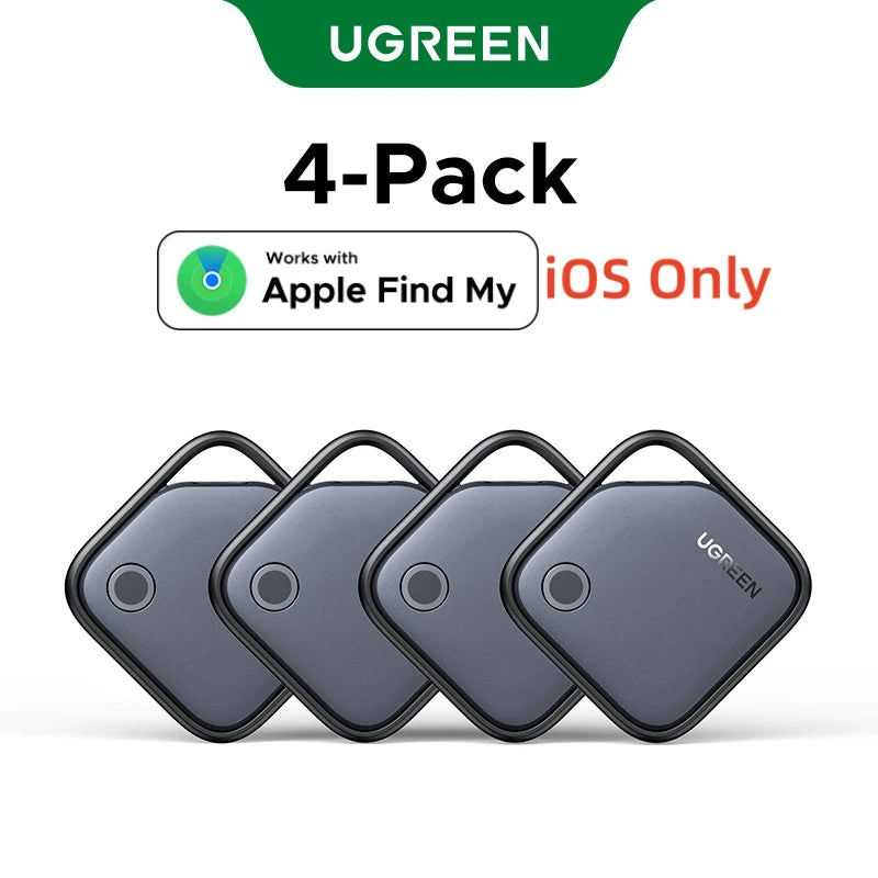 UGREEN Smart Bluetooth Tracker, Keys Finder Item Locator SmartTag Up to 2 Year Battery Phone Finder For Apple Find My (Only IOS)