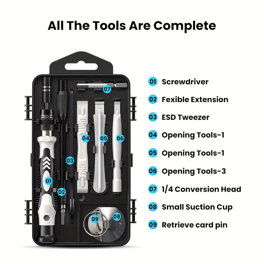 115-in-1 Precision Screwdriver Set, Mini Professional Magnetic Repair Tool Kit, Suitable for Phone, Computer, Electronic Repair