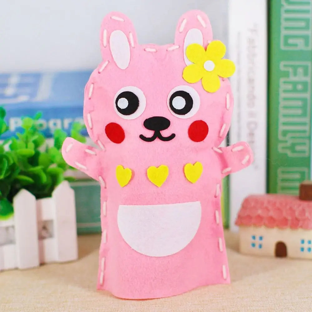 Telling Story Kids Gift Panda Cat Dolls Koala Rabbit Cartoon Plush Toys Plush Hand Doll Children Puppets Animal Hand Puppet
