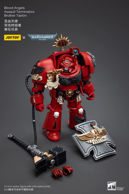 JOYTOY 1/18 Action Figure40K Blood Angels Assault Terminators Brother Taelon Toy Model Collection
